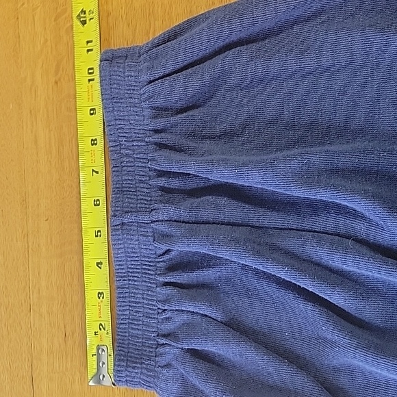 Blue Basic Editions Stirrup Pants Vintage 21" Elastic Waist - Picture 3 of 8